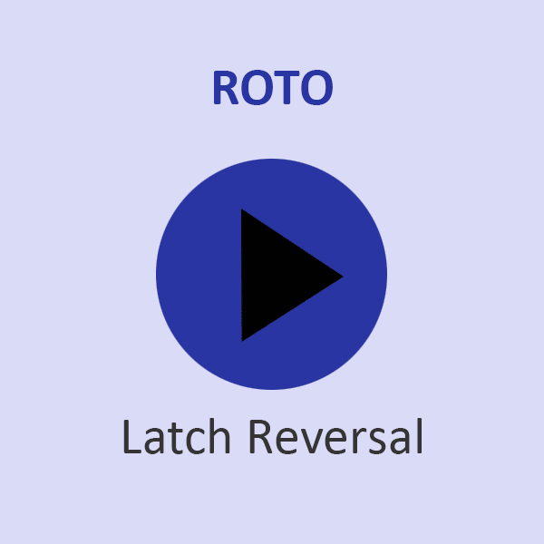 Roto H600 3RDL2208 Latch & Deadbolt Single Spindle 2 Hook 2 V Cams